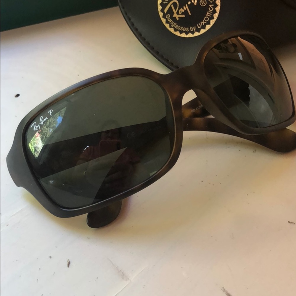 Ray Ban Polarized tortoise sunnies
